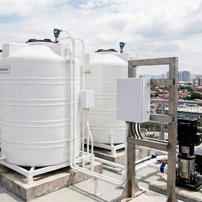 Water Tank and Pump Monitoring System